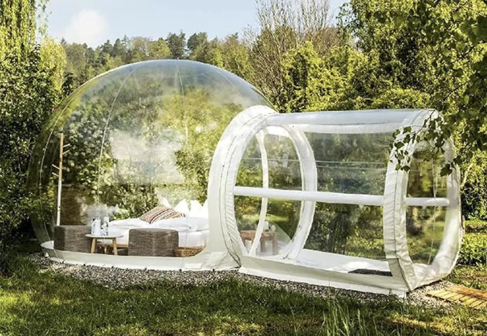 cozy bubble tent