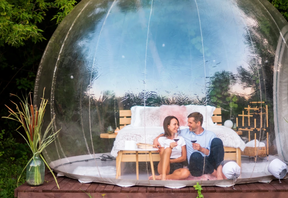 cozy bubble tent